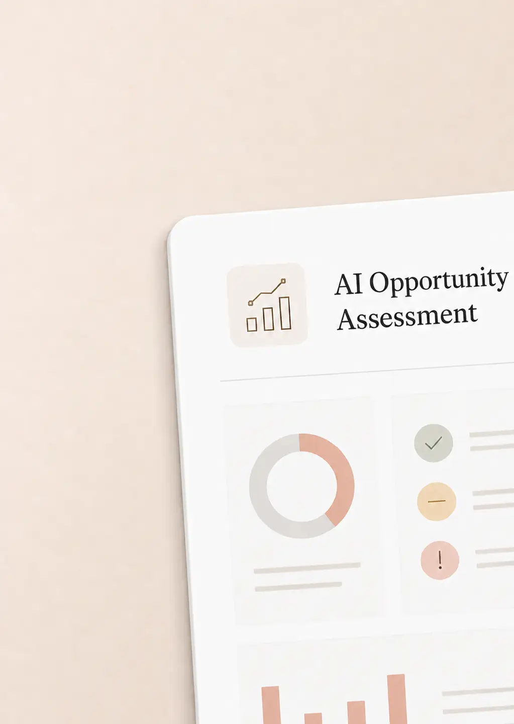 AI opportunity assessment — mapping where AI delivers the most impact